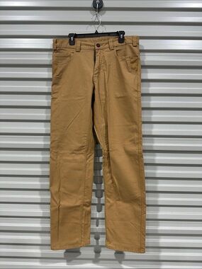 Men's Heavy Duty Flex Work Pants in Khaki